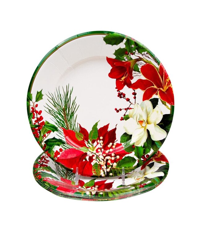 CASPARI CHRISTMAS GARDEN - SALAD/DESSERT PLATES