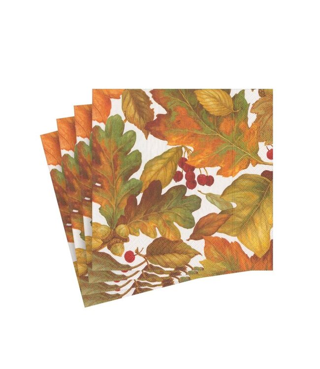 CASPARI AUTUMN LEAVES 2 - NAPKIN COCKTAIL