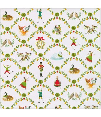 CASPARI ON THE TWELFTH DAY - ROLL WRAP 30 INCH X 8FT-2 INCH CORE