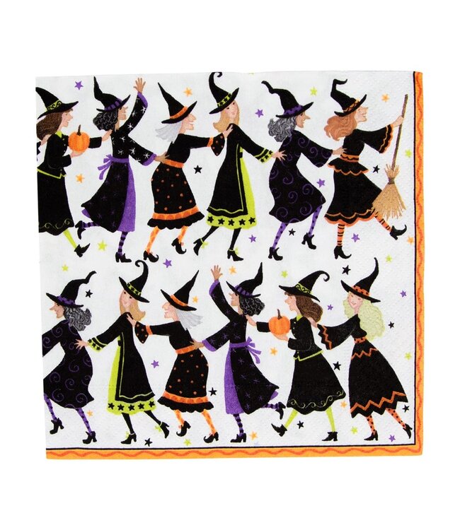 CASPARI WITCHES CONGA LINE - NAPKIN LUNCHEON