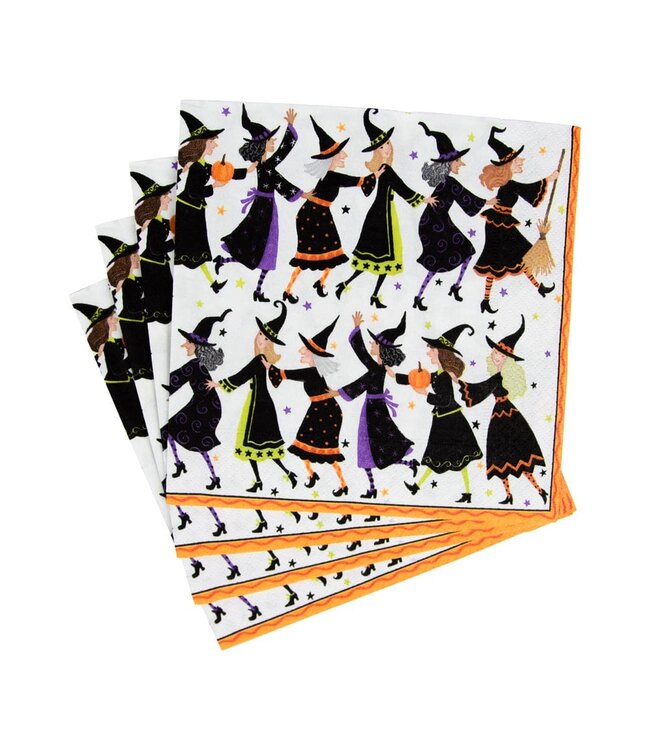 CASPARI WITCHES CONGA LINE - NAPKIN LUNCHEON