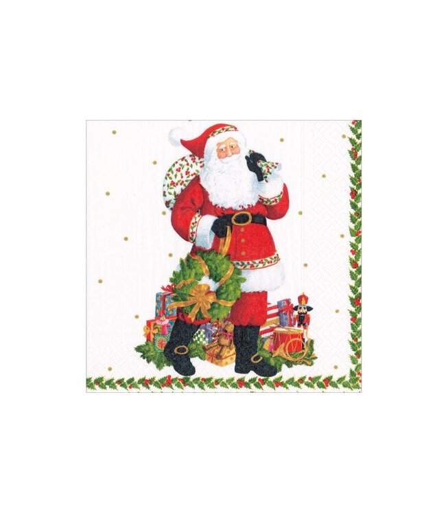 CASPARI JOLLY ST. NICK - NAPKIN COCKTAIL