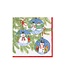 CASPARI SNOWMAN ORNAMENTS - NAPKIN COCKTAIL