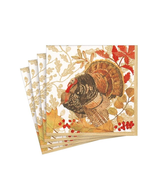 CASPARI WOODLAND TURKEY - NAPKIN COCKTAIL