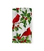 CASPARI HOLLY AND SONGBIRDS WHITE/SILVER - GUEST TOWEL