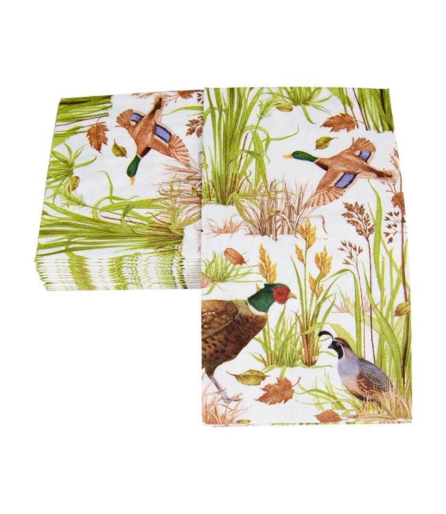 CASPARI BIRDS OF A FEATHER - GUEST TOWEL