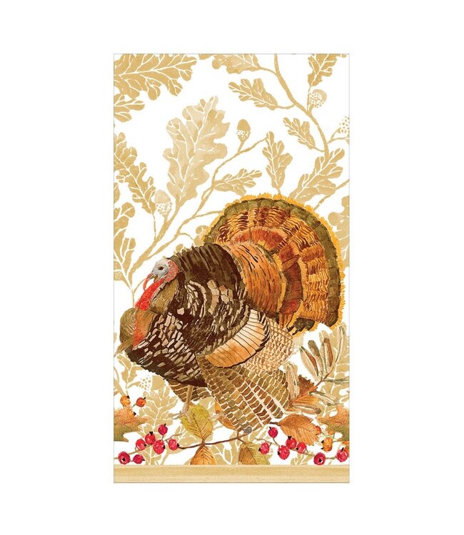 CASPARI WOODLAND TURKEY - GUEST TOWEL