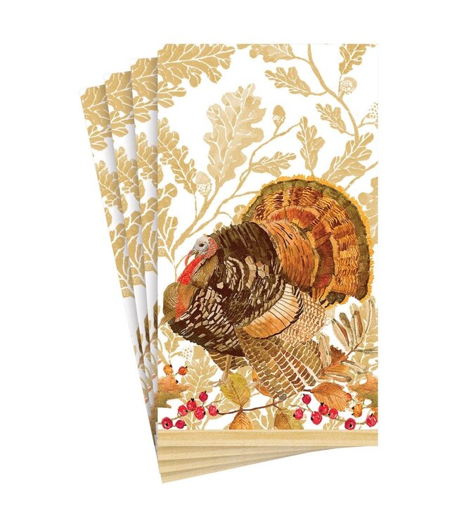 CASPARI WOODLAND TURKEY - GUEST TOWEL