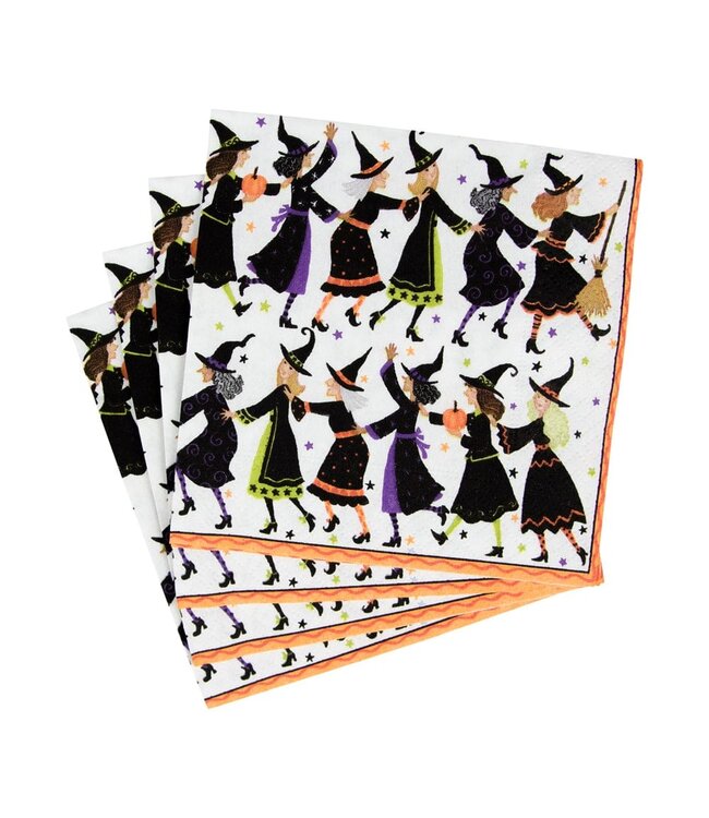 CASPARI WITCHES CONGA LINE - NAPKIN COCKTAIL