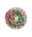 CASPARI RIBBON STRIPE WREATH - DINNER PLATES