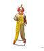 Morris 6 Ft.  Animated Standing Light-Up Multicolor Clown