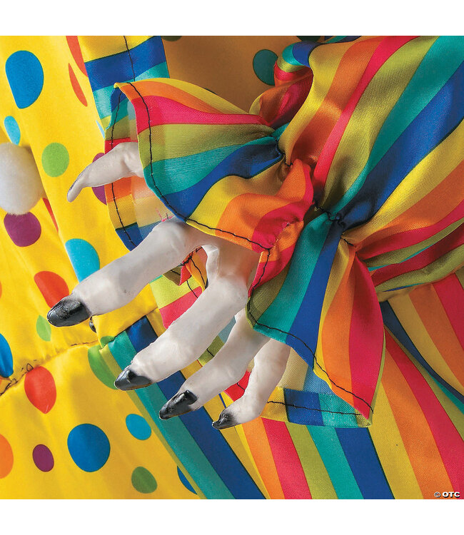 Morris 6 Ft.  Animated Standing Light-Up Multicolor Clown