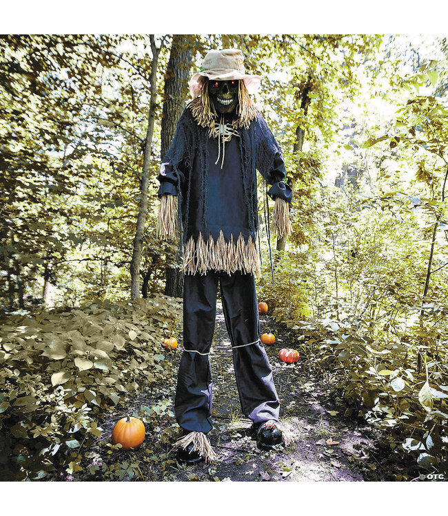 Morris 7 .5 ft Light-Up Lifting Skeleton Scarecrow