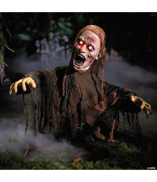 SEASONS 2 Ft  Animated Groud Breaker Zombie