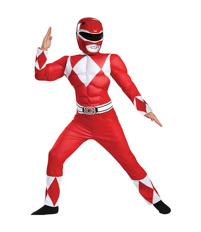 DISGUISE RED RANGER MUSCLE