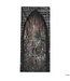 Morris 7.5 ft Scary Closed Wooden Castle Door Door Curtain