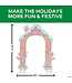 Morris 8 Ft. Gingersnap Iron Archway Christmas Decoration