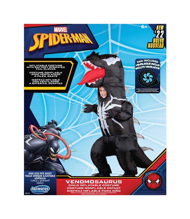 JAZWARES INFLATABLE VENOMOSAURUS