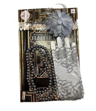 KBW GLOBAL CORP. ROARING 20'S FLAPPER KIT SILVER