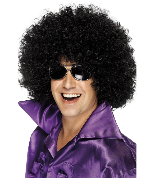 SMIFFY'S Afro Wig, Mega-Huge, Black