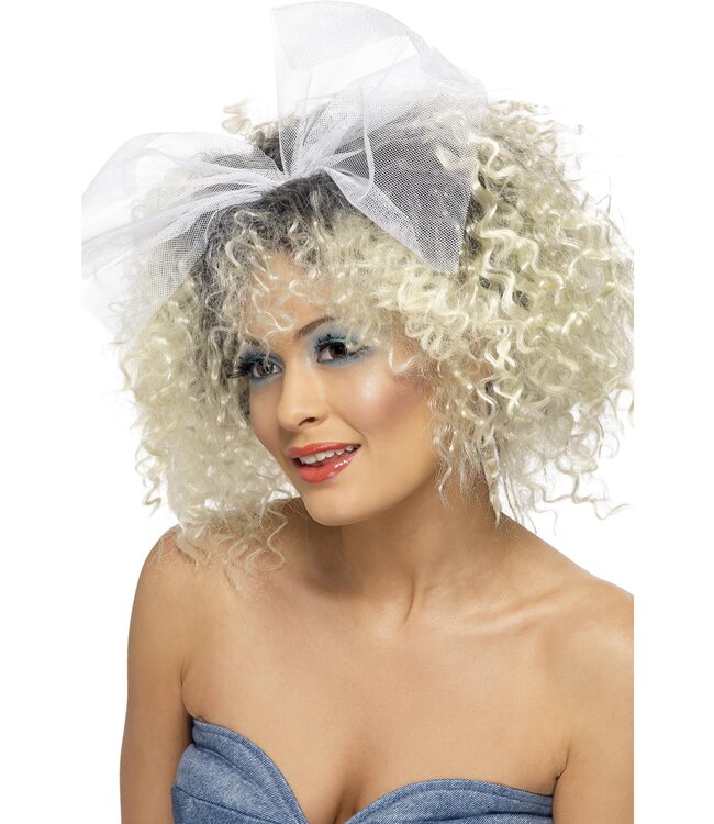 SMIFFY'S 80s Wild Child Wig, Blonde
