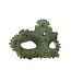 KBW GLOBAL CORP. LACE MASK WITH GEMS GOLD
