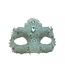 KBW GLOBAL CORP. LACE MASK WITH GEMS WHITE