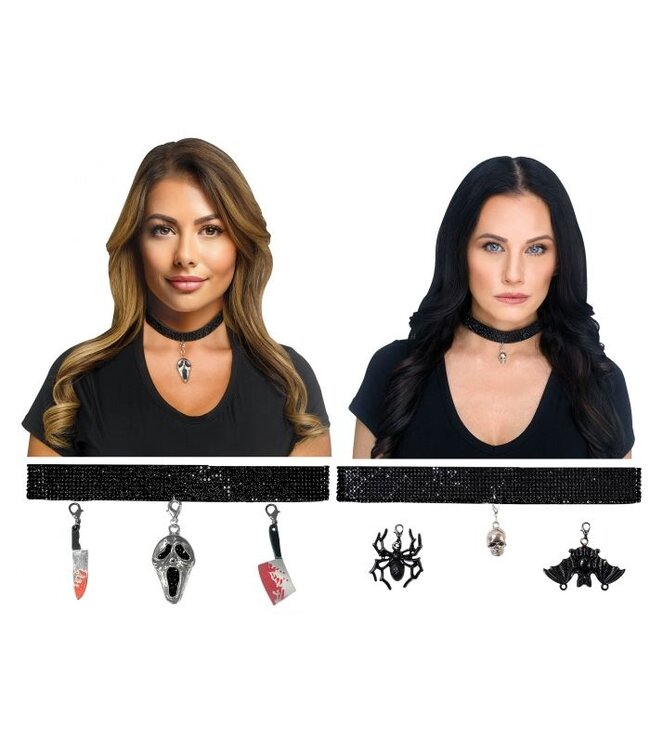 Fun World BATS BLING CHOKER