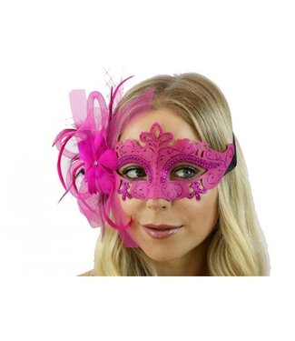 KBW GLOBAL CORP. FLOWER MASK HOT PINK