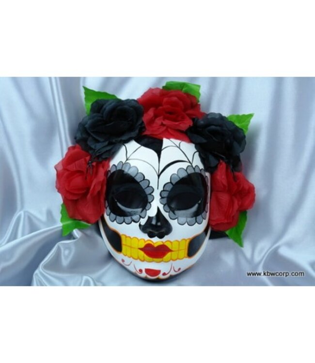 KBW GLOBAL CORP. FLOWER MASK BLACK