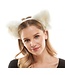 KBW GLOBAL CORP. WHITE FURRY CAT EARS