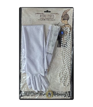 KBW GLOBAL CORP. RETRO 20'S FLAPPER KIT WHITE