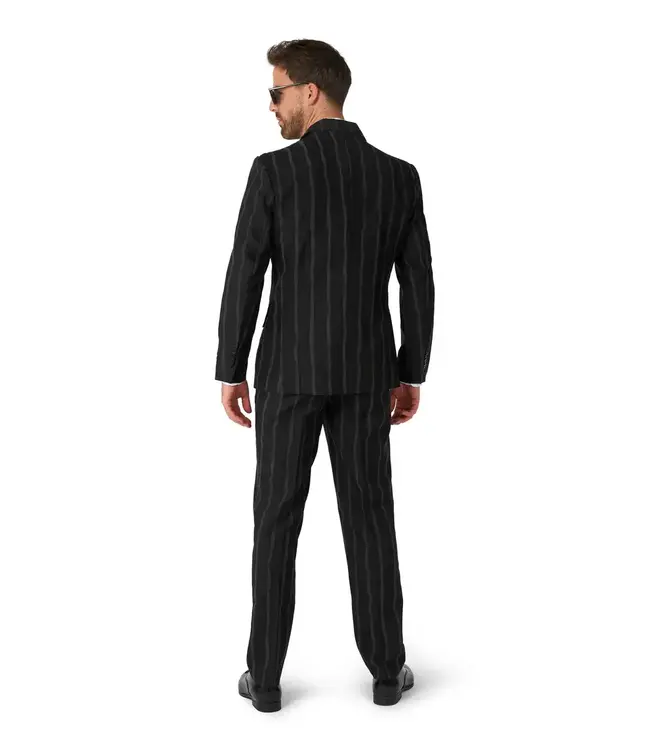 SUITMEISTER Oversized Pinstripe Black