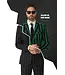 SUITMEISTER Oversized Pinstripe Black