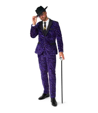 SUITMEISTER Pimp Faux Fur Purple