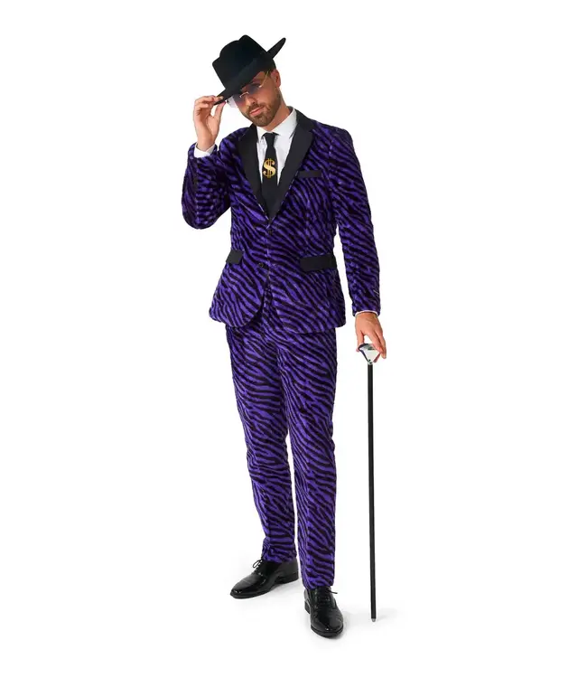 SUITMEISTER Pimp Faux Fur Purple