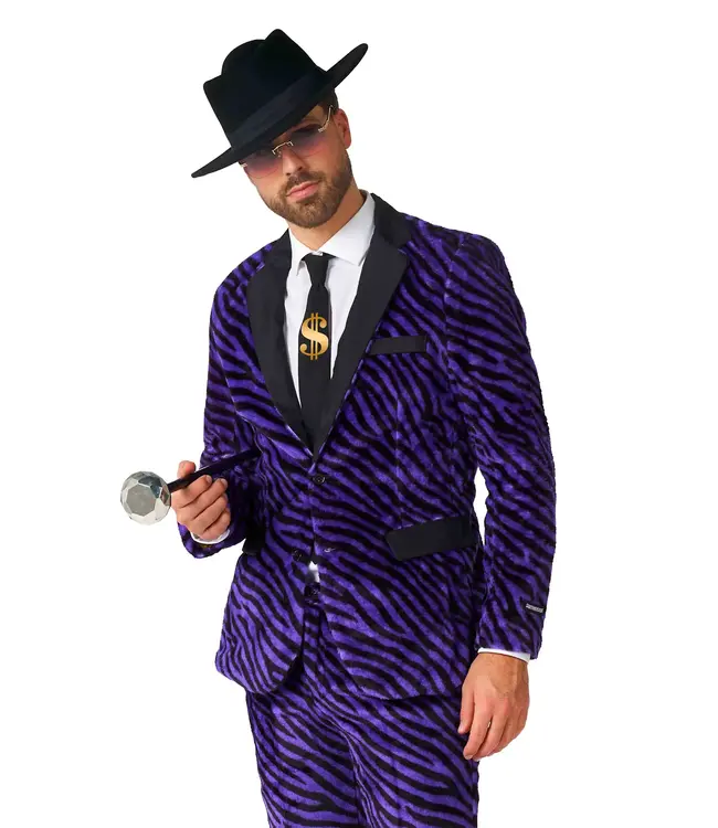 SUITMEISTER Pimp Faux Fur Purple