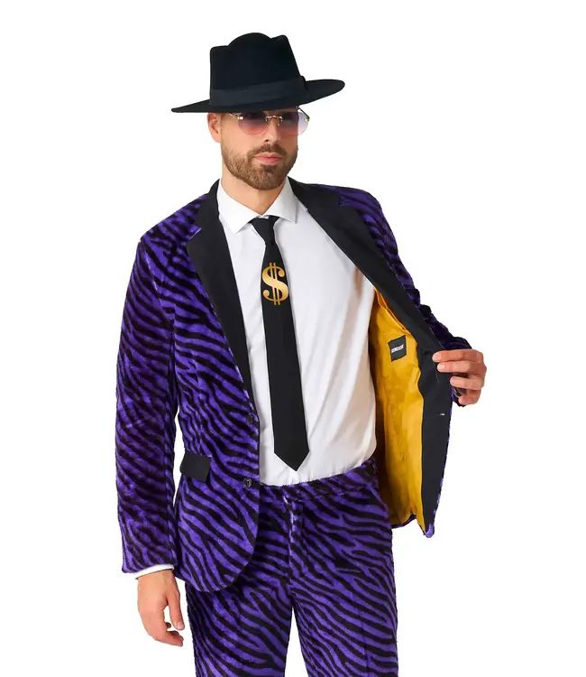 SUITMEISTER Pimp Faux Fur Purple