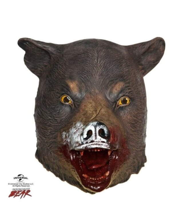 TINSLEY TRANSFERS Cocaine Bear Latex Mask