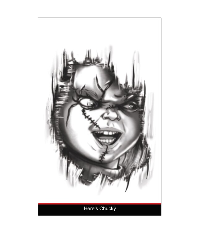 TINSLEY TRANSFERS TRAUMA TATTOO CHUCKY