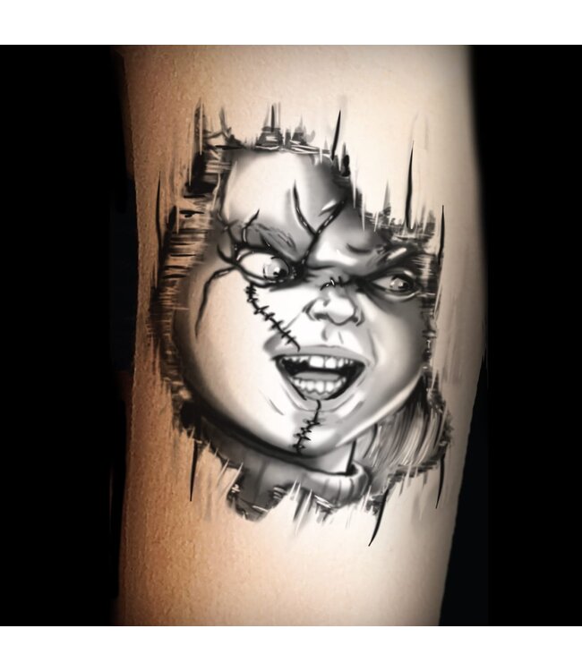 TINSLEY TRANSFERS TRAUMA TATTOO CHUCKY