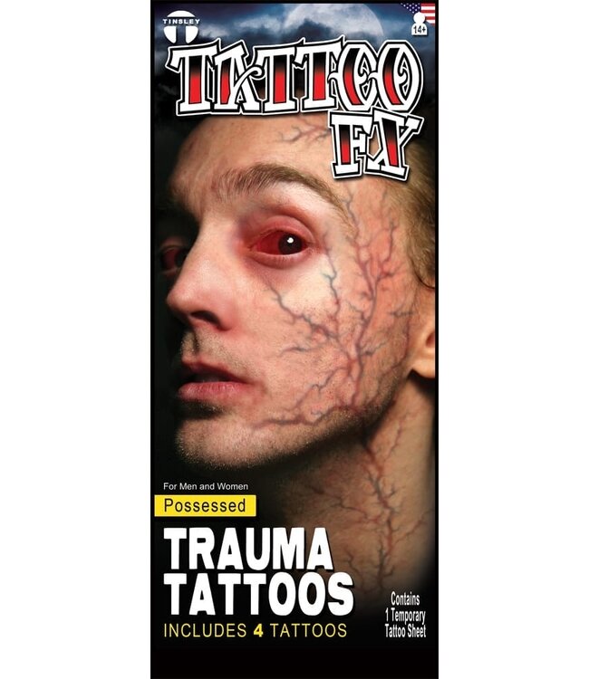 TINSLEY TRANSFERS TRAUMA TAT POSSESSED