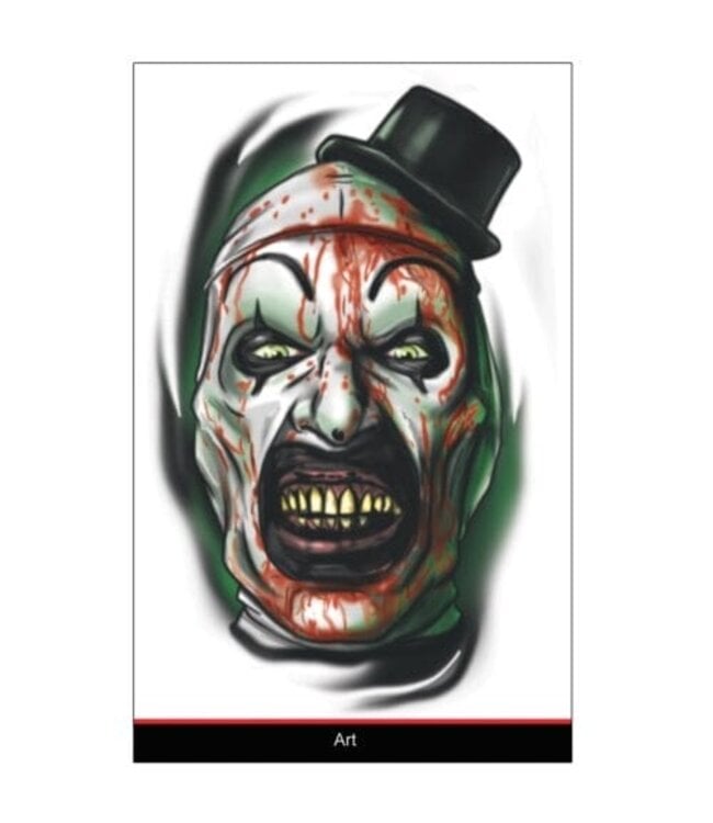 TINSLEY TRANSFERS TERRIFIER 3 TATTOO