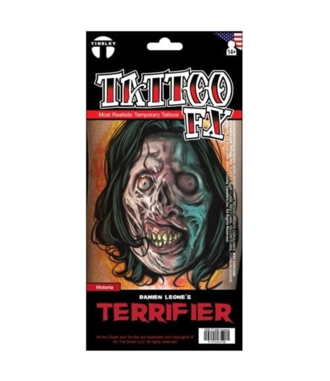 TINSLEY TRANSFERS TERRIFIER 3 TATTOO