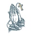 Tinsley PRISON TATTOO PRAYING HANDS