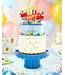Fresh Cut Paper Confetti Pop Up Birthday Cake