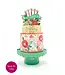Fresh Cut Paper Blooming Pop Up Birthday Cake