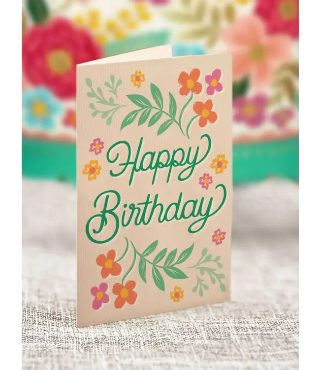Fresh Cut Paper Blooming Pop Up Birthday Cake