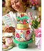 Fresh Cut Paper Blooming Pop Up Birthday Cake