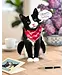 Fresh Cut Paper Tuxedo Cat Pop-Up Card